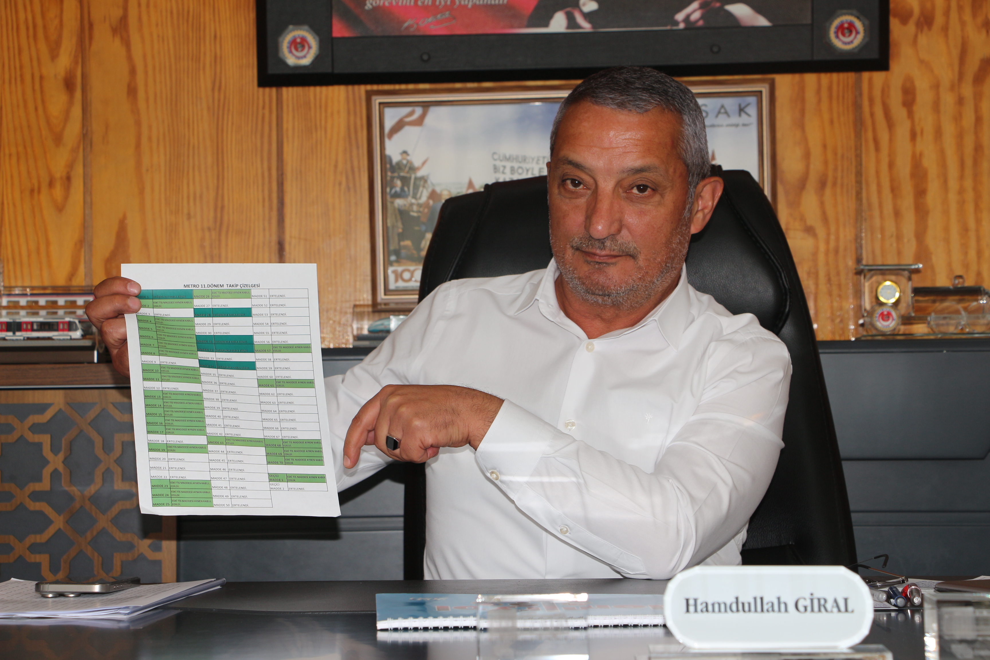 Sendikacı Giral'dan grev kararı öncesi mesaj: AK Parti ile Tugay'ın emeğe  bakışı paralel! - İzmir Haber - İzmir Son Dakika Haberleri