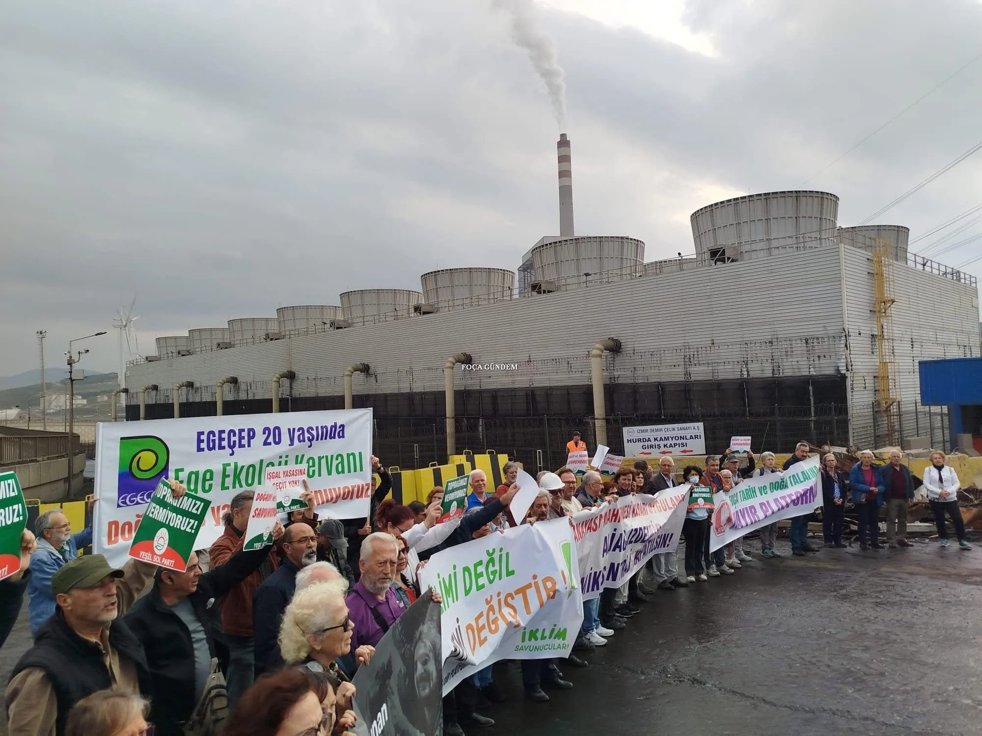 Termik Santral Onunde Aym Karari Uygulansin Eylemi