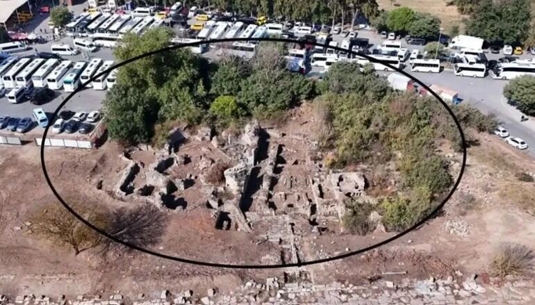 Efes’in altında Bizans Sarayı çıktı... Bakanlık planı açıkladı!