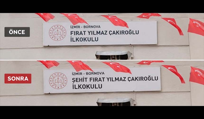 Çakıroğlu'nun adını taşıyan okulda 'şehit' kararı!