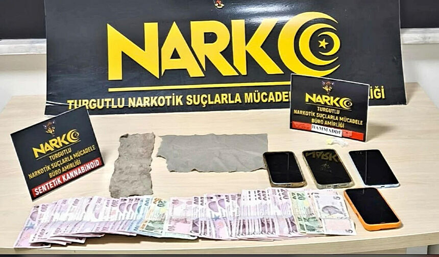 Manisa’da uyuşturucu operasyonu