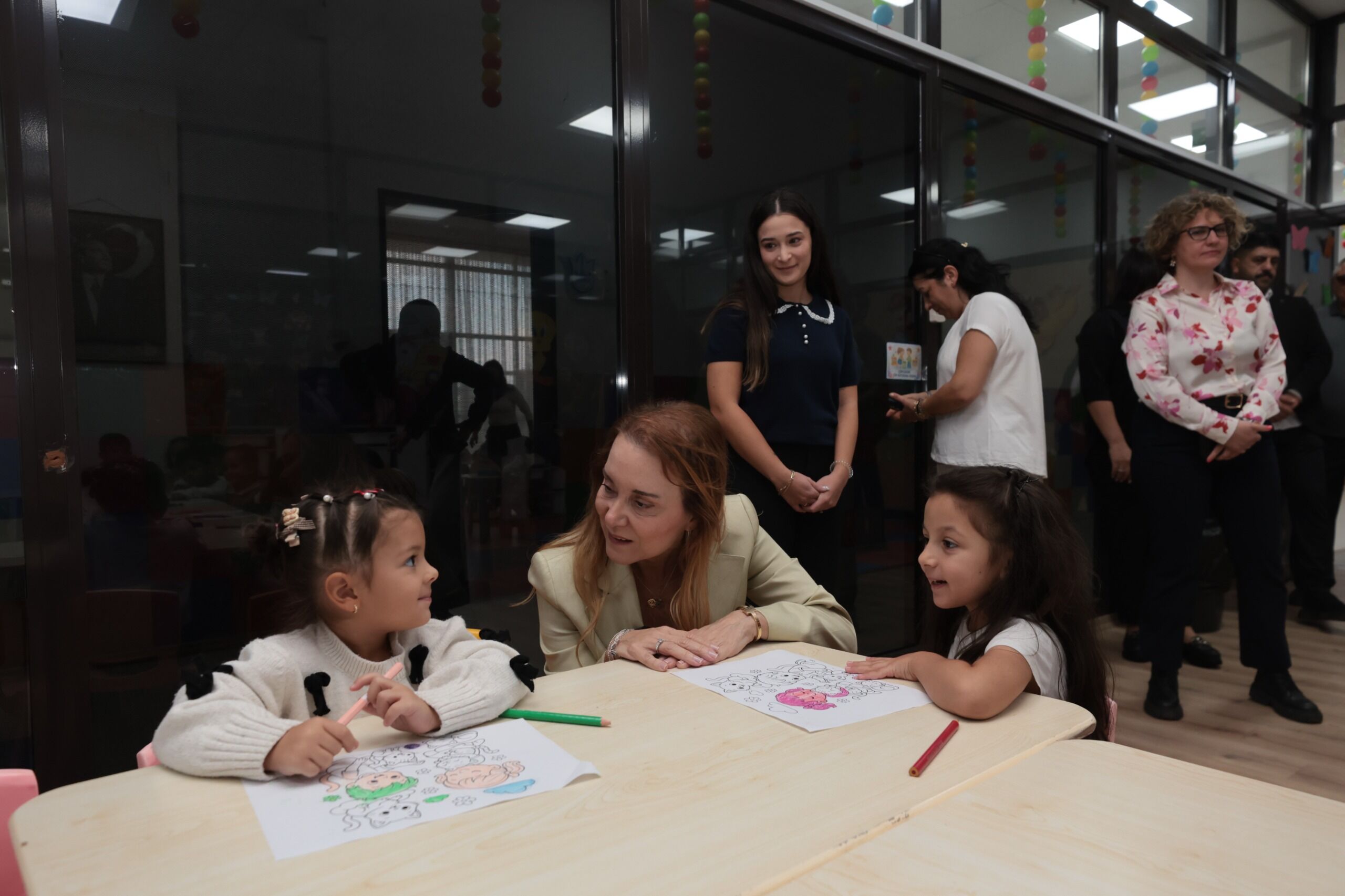 Başkan Mutlu, Oyun Evi Miniklerinin Yeni Dönem Heyecanına Ortak Oldu (8)