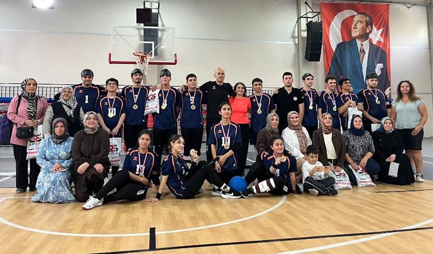 Çiğli’de engelleri aşan mücadele: Goalball heyecanı