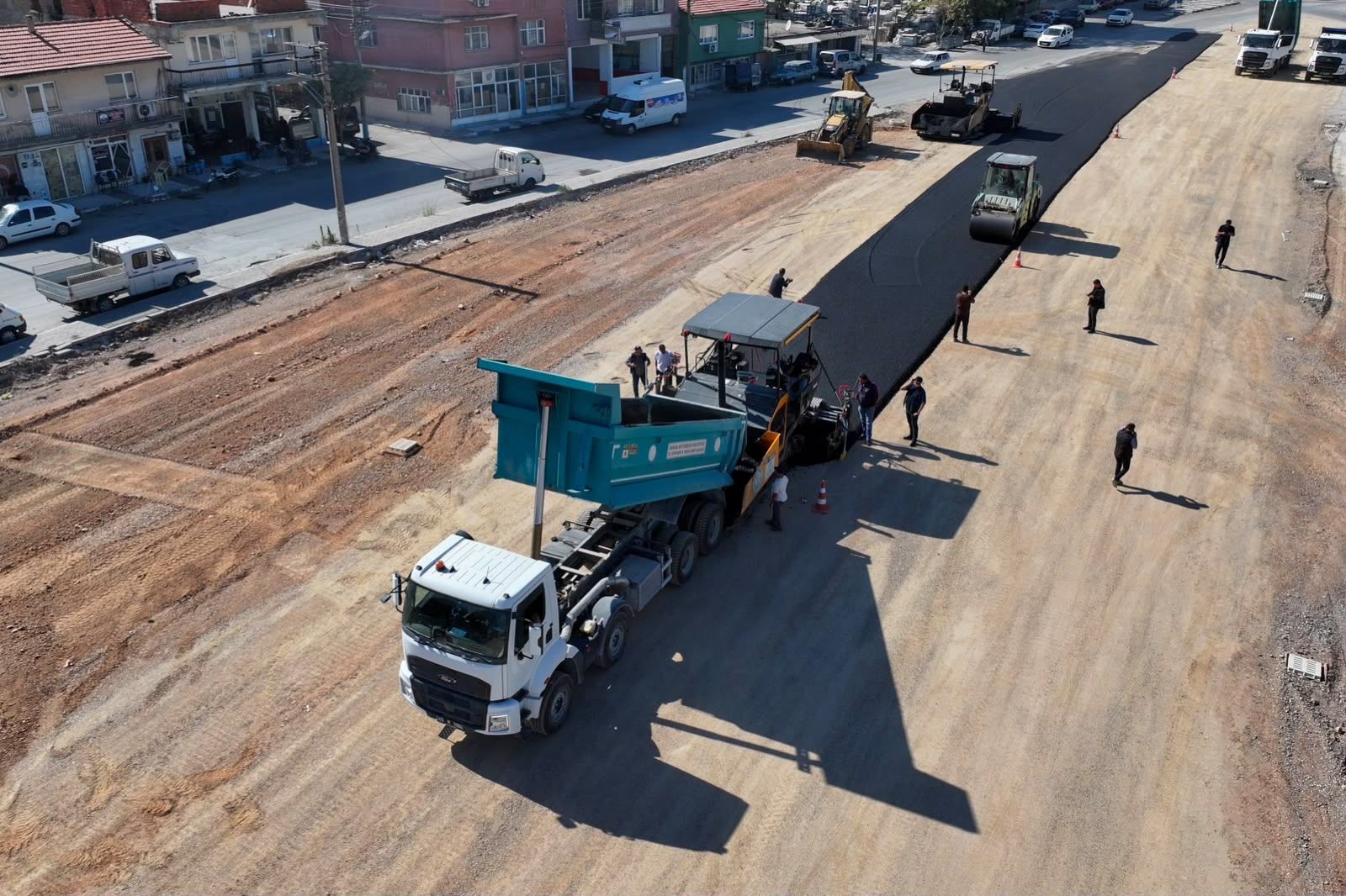 Manisa Trafiğini Rahatlatacak Cider Yolu’nda Çalışmalar Sürüyor (4)