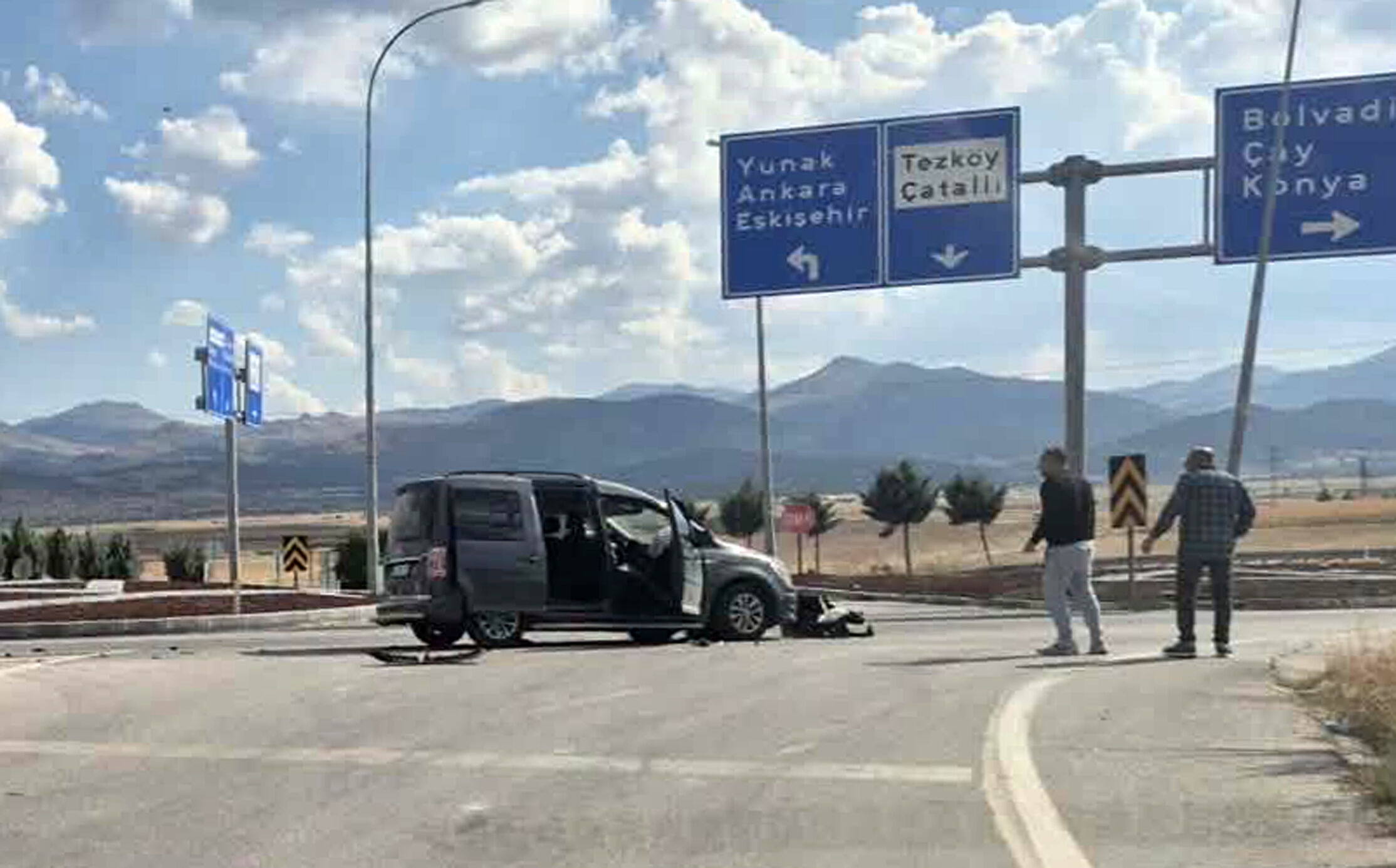 Kavşaktaki kaza can aldı!