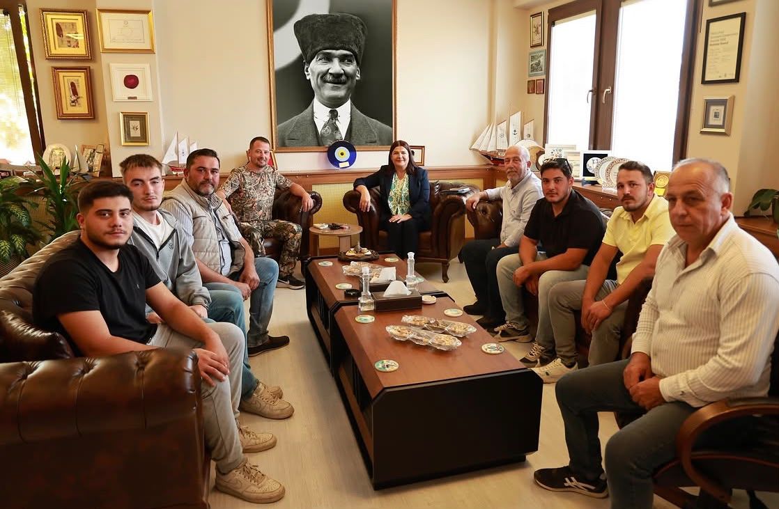 Gerenköy Avcılar Kulübü’nden Başkan Fıçı’ya ziyaret: "Üreticimizin mağduriyetini önlemek için sahadayız"